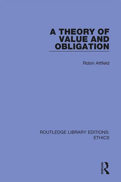 Produktbild: A Theory of Value and Obligation