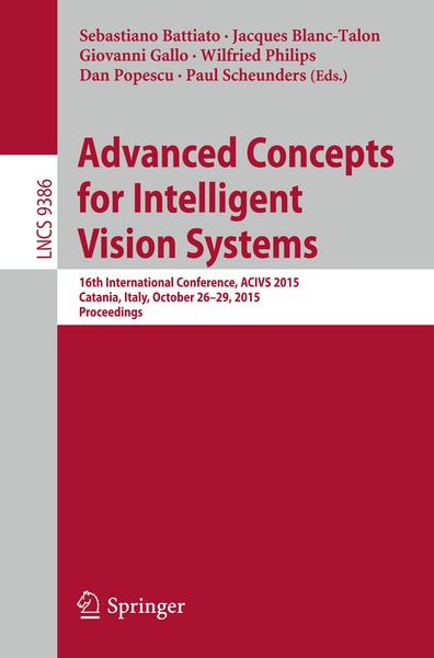 Produktbild: Advanced Concepts for Intelligent Vision Systems