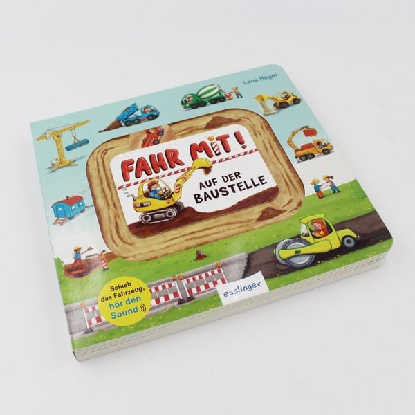 Produktbild: Meine Schiebebahn-Pappe (Soundbuch): Fahr mit auf der Baustelle