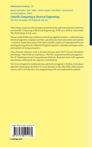 Produktbild: Scientific Computing in Electrical Engineering