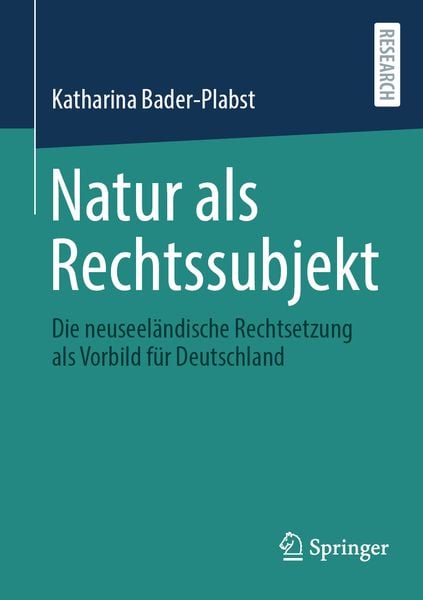 Produktbild: Natur als Rechtssubjekt
