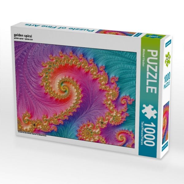 CALVENDO Puzzle golden spiral | 1000 Teile Lege-Größe 64 × 48 cm Foto-Puzzle für glückliche Stunden