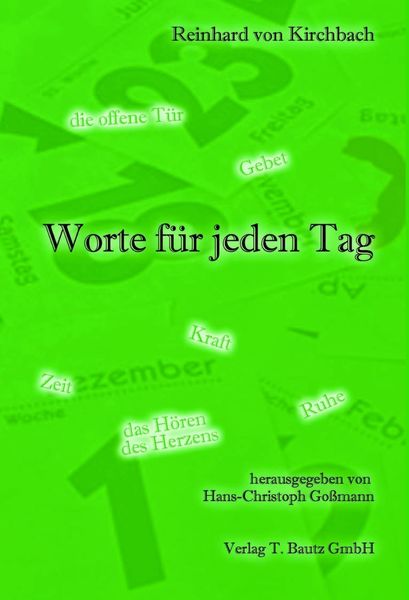 Produktbild: Reinhard von Kirchbach. Worte f&uuml;r jeden Tag