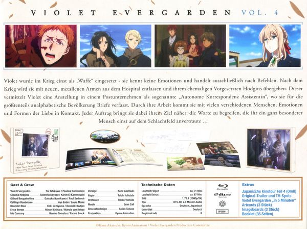 Produktbild: Violet Evergarden - St. 1 - Vol. 4 - Limited Special Edition