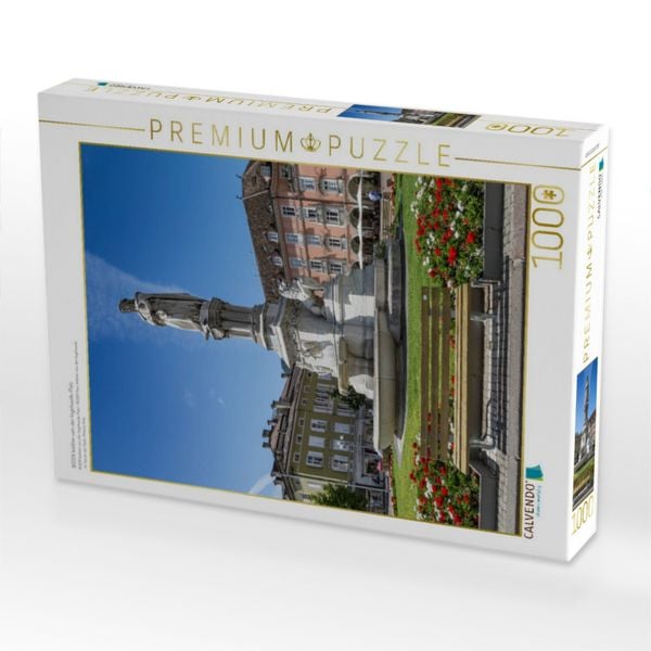 Produktbild: CALVENDO Puzzle BOZEN Walther-von-der-Vogelweide-Platz | 1000 Teile Lege-Gr&ouml;&szlig;e 64x48cm Foto-Puzzle f&uuml;r gl&uuml;ckliche Stunden