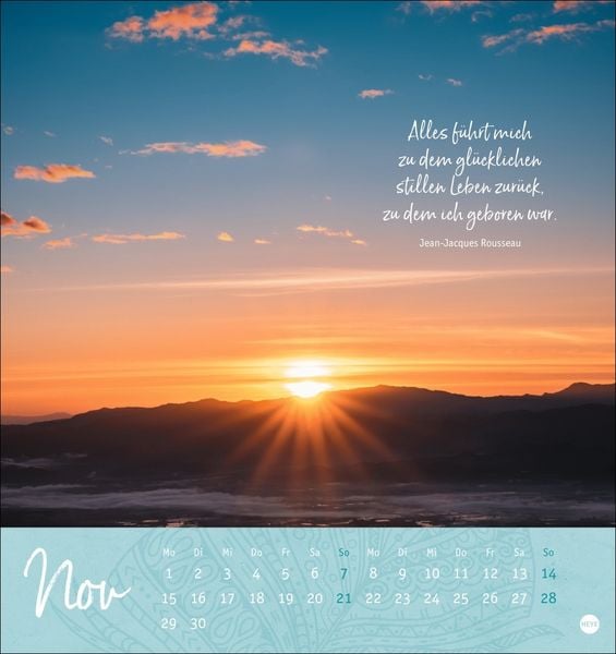Produktbild: Tage voller Gl&uuml;ck Postkartenkalender 2027