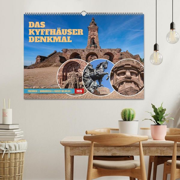 Produktbild: Das Kyffh&auml;user Denkmal (Wandkalender 2026 DIN A2 quer), CALVENDO Monatskalender