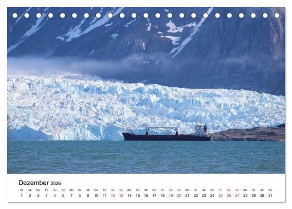 Produktbild: Svalbard 2026 (Tischkalender 2026 DIN A5 quer), CALVENDO Monatskalender