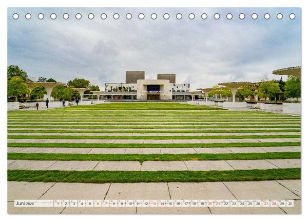 Produktbild: Darmstadt Stadtansichten (Tischkalender 2026 DIN A5 quer), CALVENDO Monatskalender