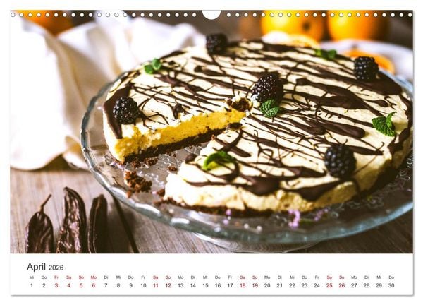 Produktbild: K&ouml;stliche Kuchen (Wandkalender 2026 DIN A3 quer), CALVENDO Monatskalender