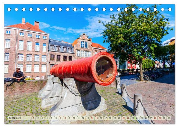 Produktbild: Gent - die geschichtstr&auml;chtige Perle in Flandern (Tischkalender 2026 DIN A5 quer), CALVENDO Monatskalender