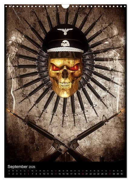 Produktbild: S.O.D. - Skulls Of Death Vol. I - Totenkopf Artworks (Wandkalender 2026 DIN A3 hoch), CALVENDO Monatskalender