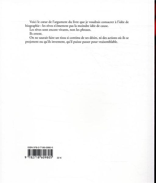 Produktbild: La vie n'est pas une biographie