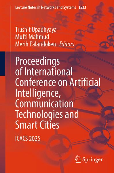Produktbild: Proceedings of International Conference on Artificial Intelligence, Communication Technologies and Smart Cities