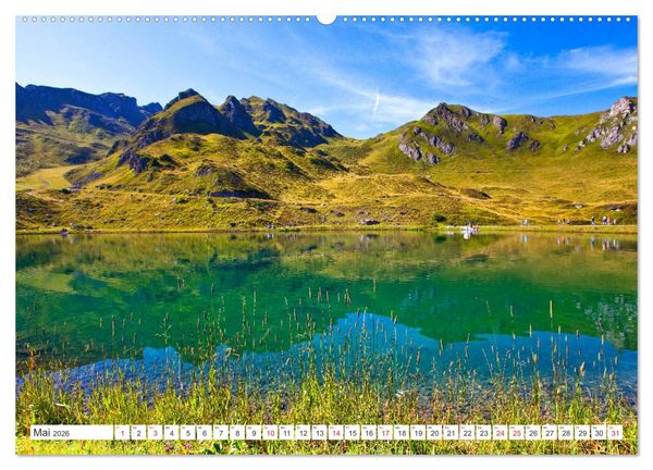 Produktbild: Gr&uuml;&szlig;e aus Bad Hofgastein (hochwertiger Premium Wandkalender 2026 DIN A2 quer), Kunstdruck in Hochglanz