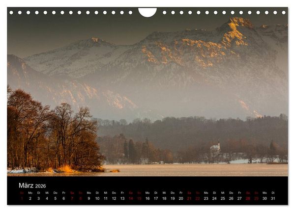 Produktbild: Bayerische Landschaften (Wandkalender 2026 DIN A4 quer), CALVENDO Monatskalender