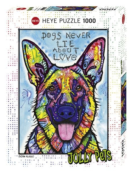 Heye - Standardpuzzle - Dogs Never Lie, 1000 Teile