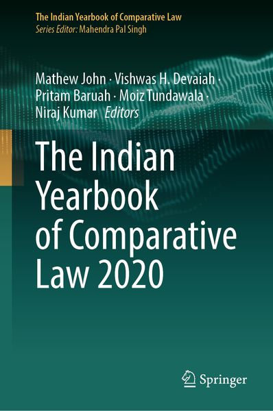 Produktbild: The Indian Yearbook of Comparative Law 2020