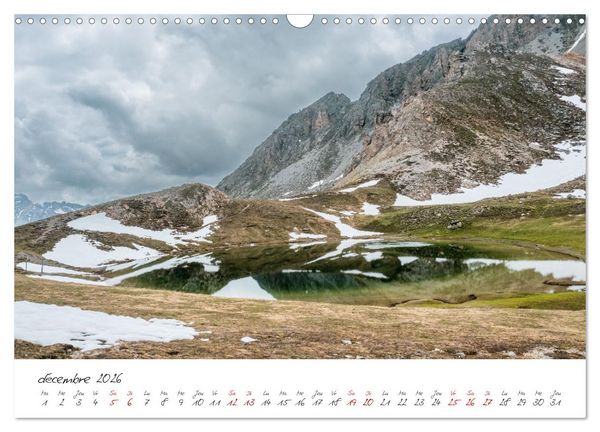 Produktbild: Le col de l'Izoard sur la route des Grandes Alpes (Calendrier mural 2026 DIN A3 vertical), CALVENDO calendrier mensuel