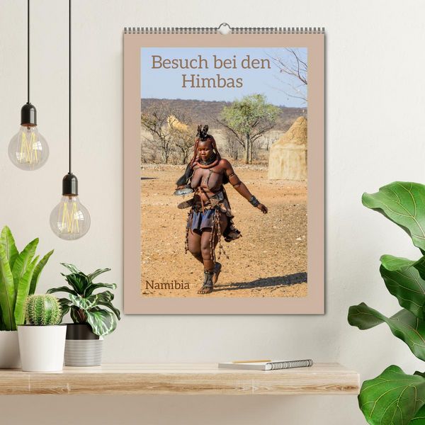 Produktbild: Besuch bei den Himbas - Namibia (Wandkalender 2026 DIN A2 hoch), CALVENDO Monatskalender