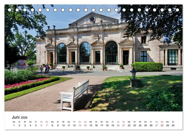 Produktbild: Highlights von Wiesbaden (Tischkalender 2026 DIN A5 quer), CALVENDO Monatskalender