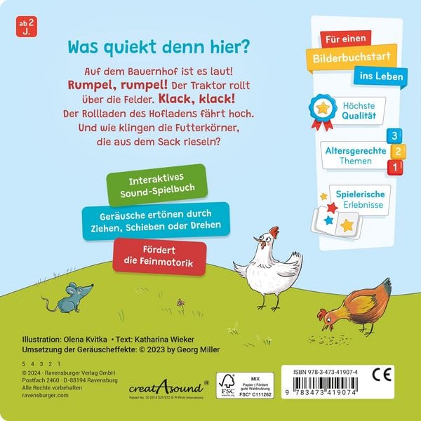 Produktbild: Spielen, H&ouml;ren, Staunen - Bauernhof