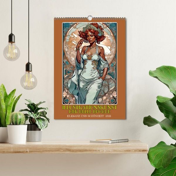 Produktbild: Illustrationskunst der Belle &Eacute;poque (Wandkalender 2026 DIN A3 hoch), CALVENDO Monatskalender