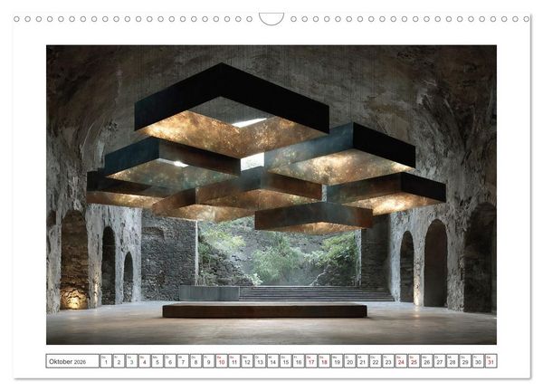 Produktbild: Licht trifft Beton (Wandkalender 2026 DIN A3 quer), CALVENDO Monatskalender