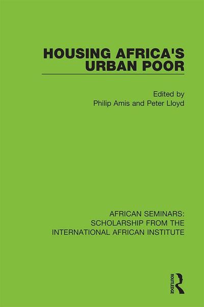 Produktbild: Housing Africa's Urban Poor