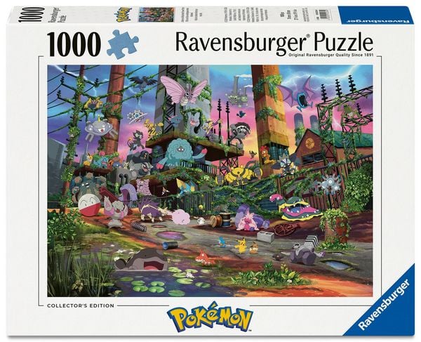 Produktbild: Erwachsenenpuzzle 1000 Teile - Pok&eacute;mon - Blitza und das wiedergewonnene Kraftwerk