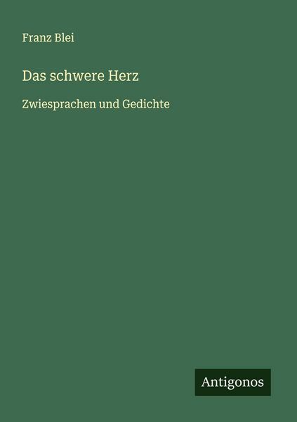 Produktbild: Das schwere Herz
