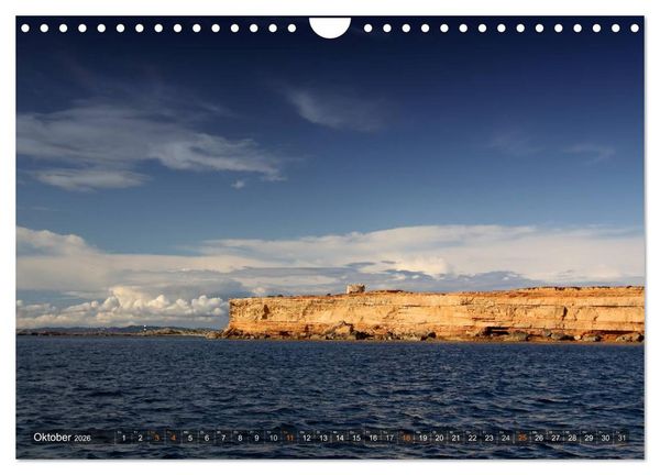 Produktbild: Formentera - Karibik im Mittelmeer (Wandkalender 2026 DIN A4 quer), CALVENDO Monatskalender