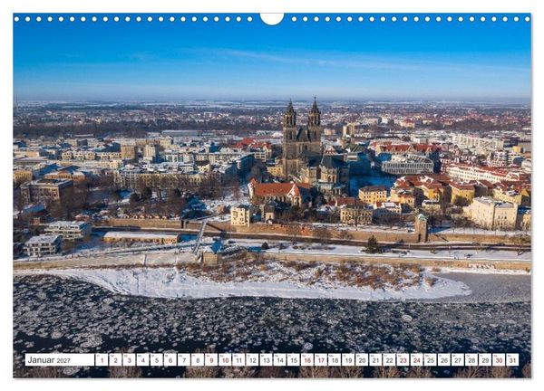 Produktbild: Domperspektiven: Magdeburger Dom - Neu gesehen 2027 (Wandkalender 2027 DIN A3 quer), CALVENDO Monatskalender