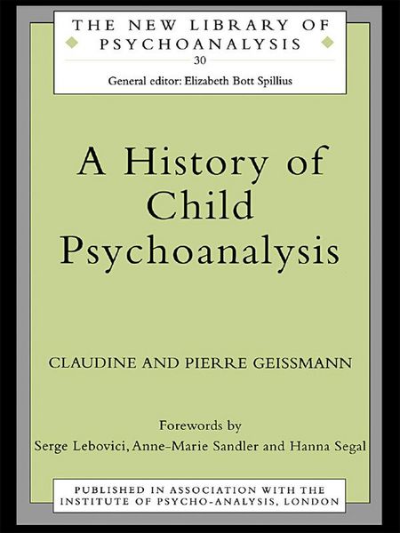 Produktbild: A History of Child Psychoanalysis