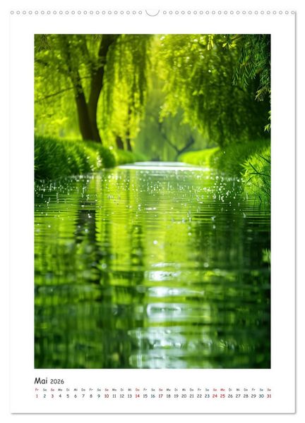 Produktbild: Die Bedeutung von Wasser (hochwertiger Premium Wandkalender 2026 DIN A2 hoch), Kunstdruck in Hochglanz