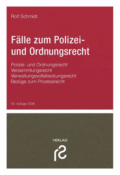 Produktbild: F&auml;lle zum Polizei- und Ordnungsrecht
