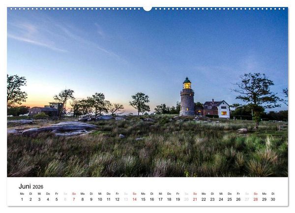 Produktbild: D&auml;nemark - Lyset Land (Wandkalender 2026 DIN A2 quer), CALVENDO Monatskalender