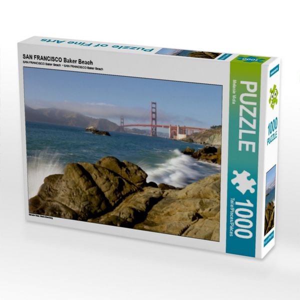 CALVENDO Puzzle SAN FRANCISCO Baker Beach | 1000 Teile Lege-Größe 64 × 48 cm Foto-Puzzle für glückliche Stunden