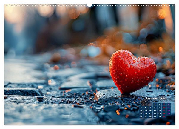 Produktbild: Sehnsucht Herzlichkeit (hochwertiger Premium Wandkalender 2026 DIN A2 quer), Kunstdruck in Hochglanz