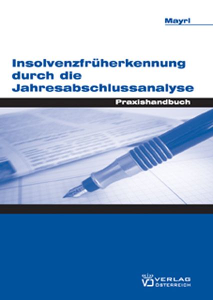 Produktbild: Insolvenzfr&uuml;herkennung durch die Jahresabschlussanalyse
