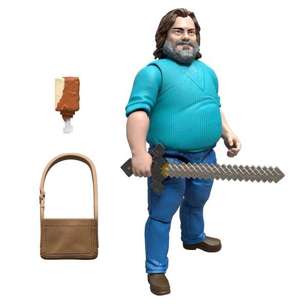Produktbild: Minecraft Steve Actionfigur und Zubeh&ouml;r, 10 cm gro&szlig;es Spielset, inspiriert von Ein Minecraft Film&ldquo;