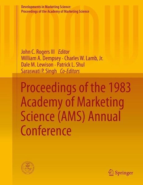 Produktbild: Proceedings of the 1983 Academy of Marketing Science (AMS) Annual Conference