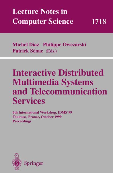 Produktbild: Interactive Distributed Multimedia Systems and Telecommunication Services