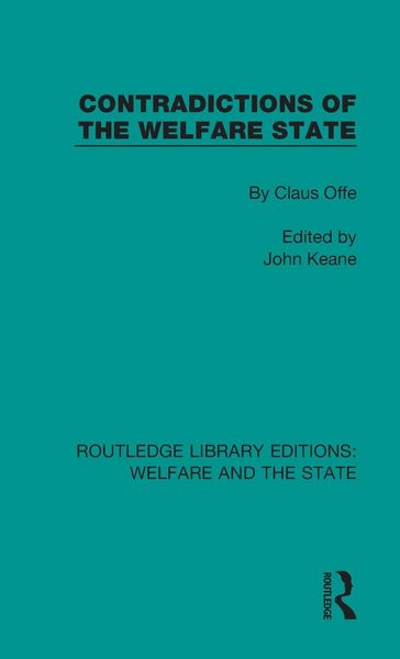 Produktbild: Contradictions of the Welfare State