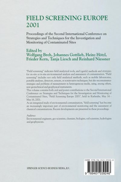 Produktbild: Field Screening Europe 2001