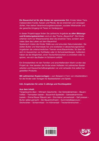 Produktbild: Kita aktiv Projektmappe Bauernhof