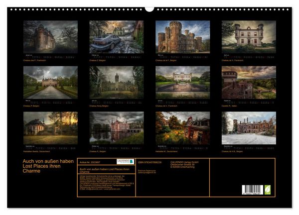 Produktbild: Auch von au&szlig;en haben Lost Places ihren Charme (Wandkalender 2026 DIN A2 quer), CALVENDO Monatskalender