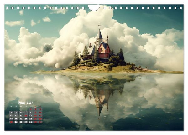 Produktbild: Fantastische Inselwelten (Wandkalender 2026 DIN A4 quer), CALVENDO Monatskalender