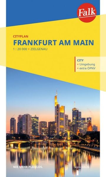 Produktbild: Falk Cityplan Frankfurt 1:20.000