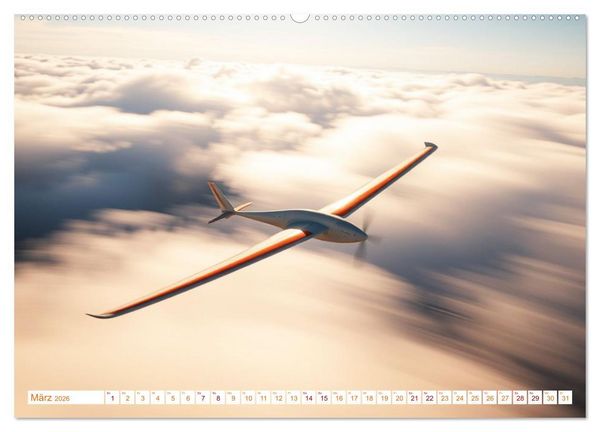 Produktbild: Die Poesie und Kraft des Windes - Windkraft in Bewegung (hochwertiger Premium Wandkalender 2026 DIN A2 quer), Kunstdruck in Hochglanz